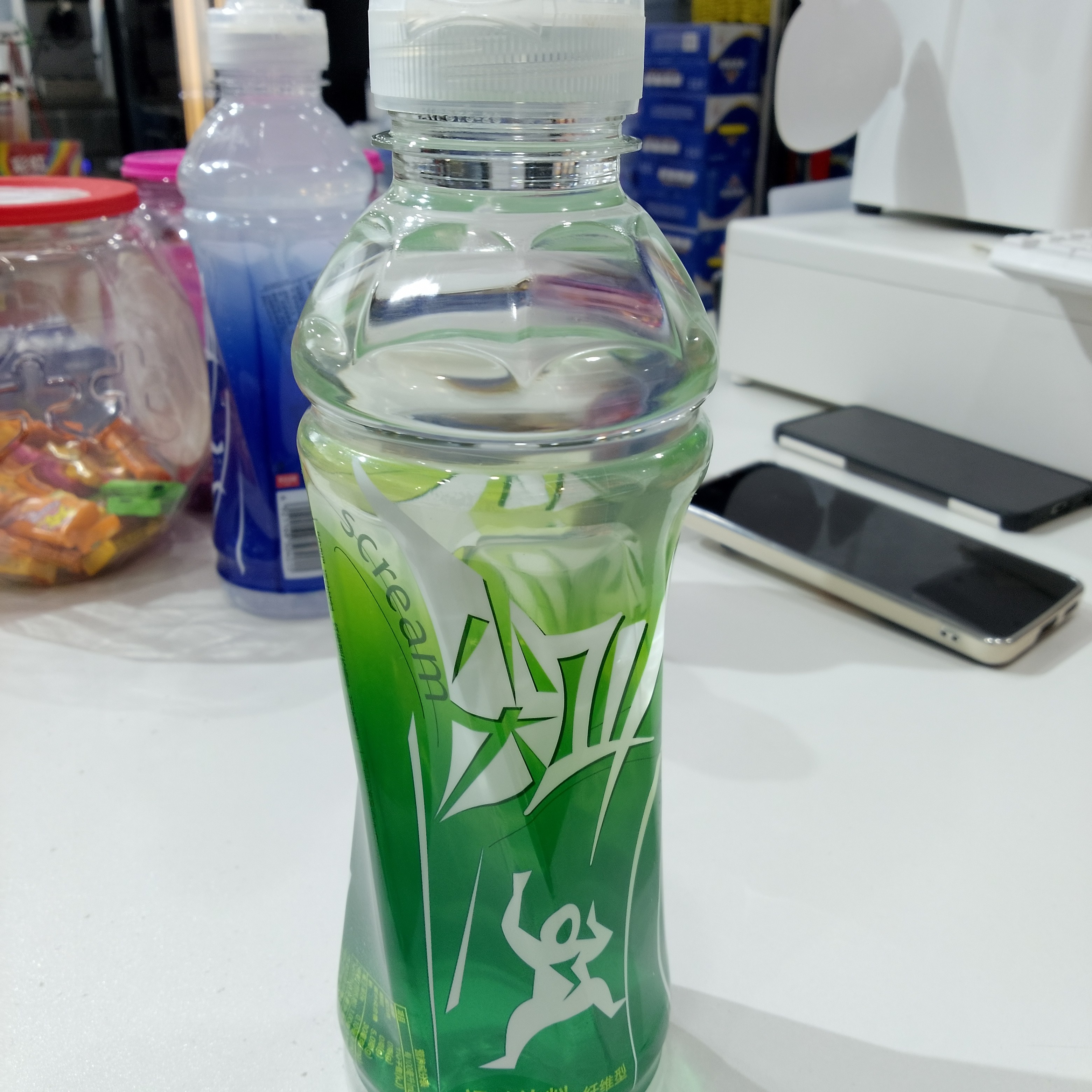 尖叫运动饮料纤维性柠檬味运动盖型