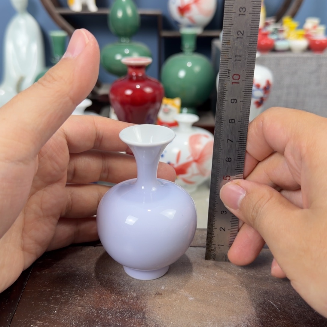 陶瓷手工小花器摆件