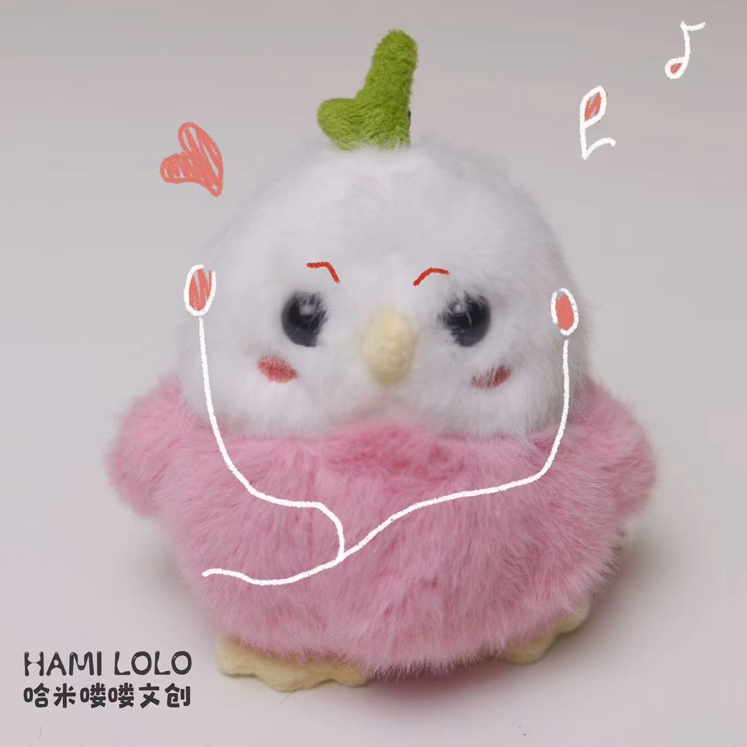 【哈米喽喽文创】蒜鸟· 毛绒可爱发声方言版玩偶·武汉纪念品