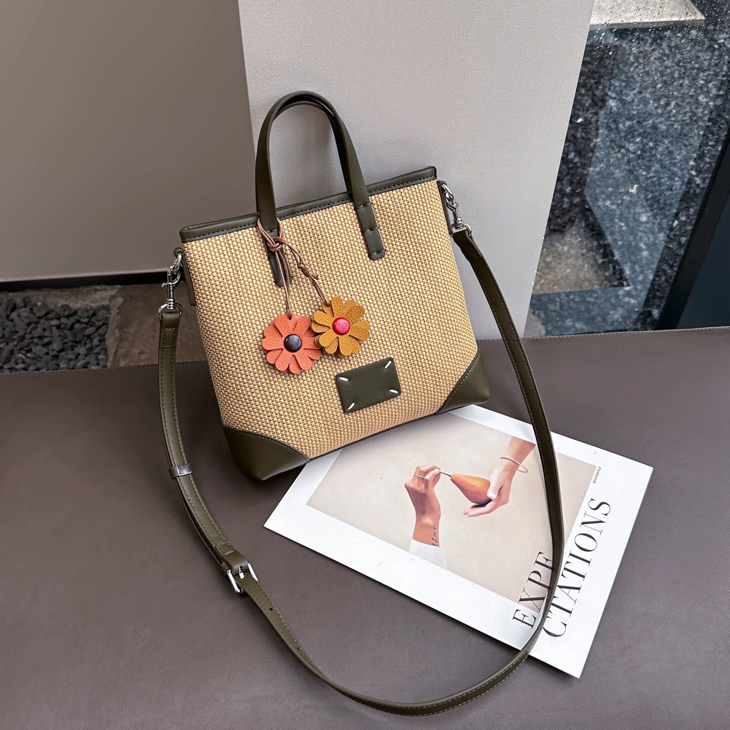 【工厂直销】9916新款时尚简约手提单肩斜跨女包