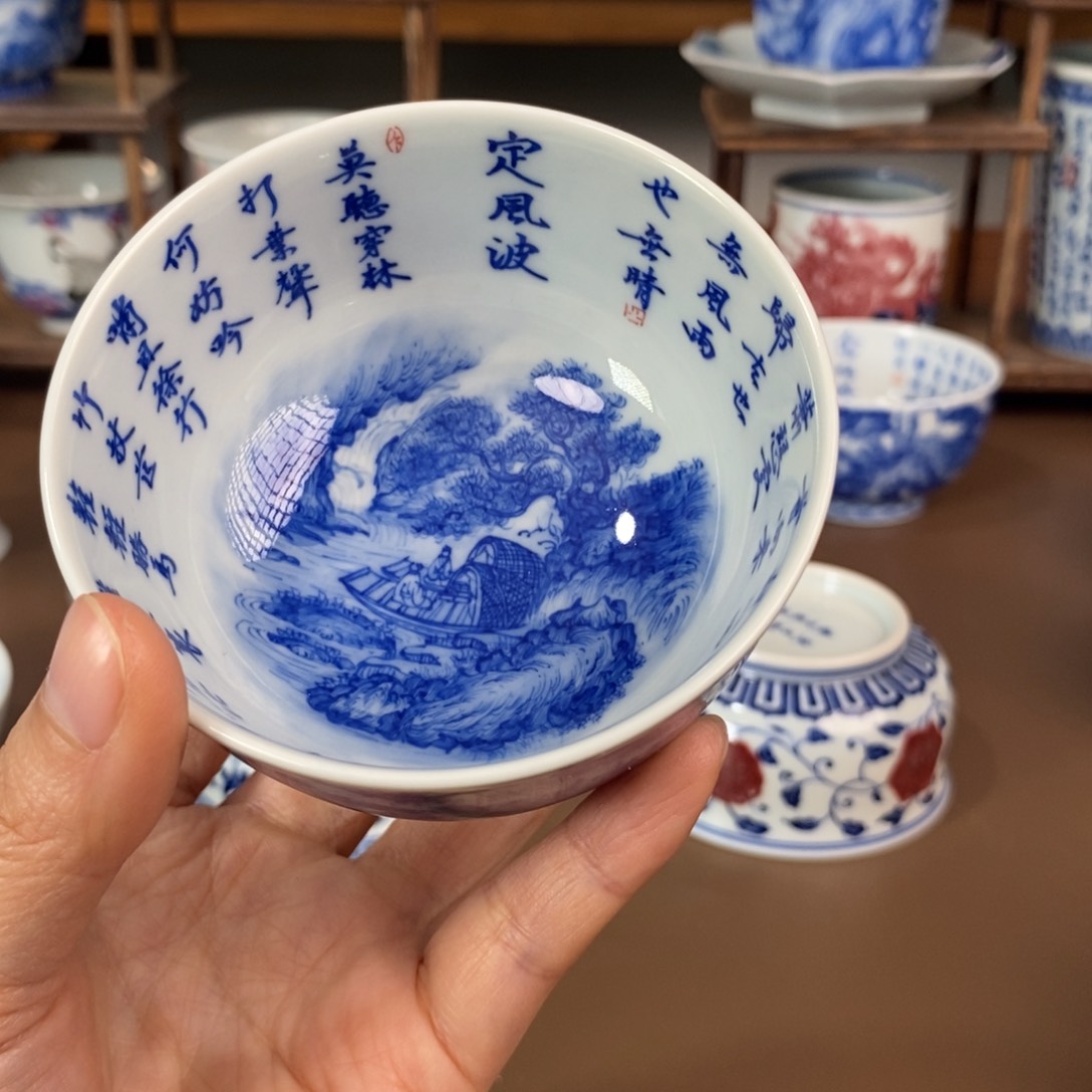 杯番***丶景德镇陶瓷手工手绘