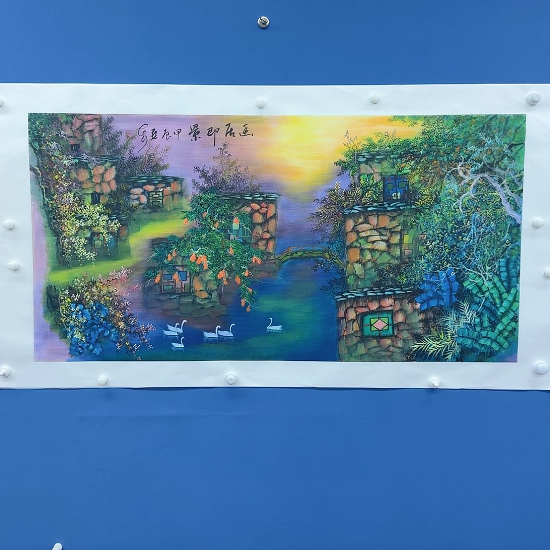 国画多次参加国内外大型