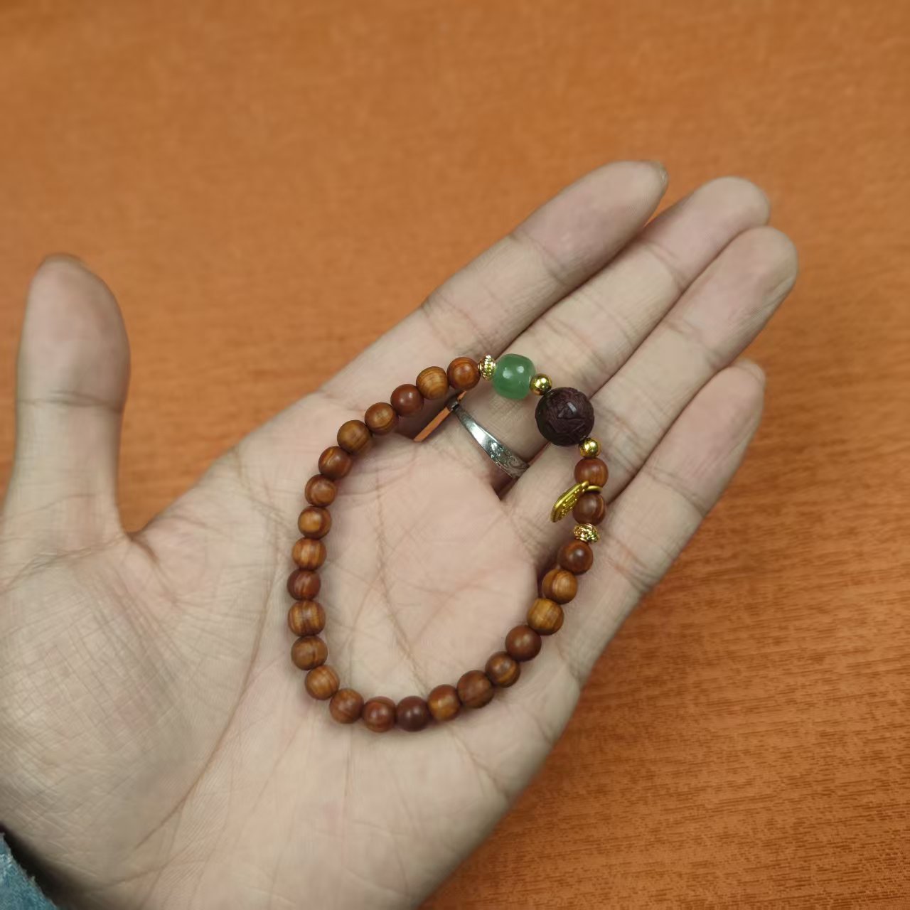 崖柏单圈手串m-aa018