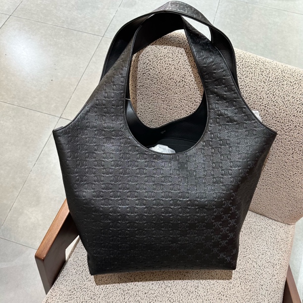 99新 Celine/思琳 全皮压花购物袋 US582815