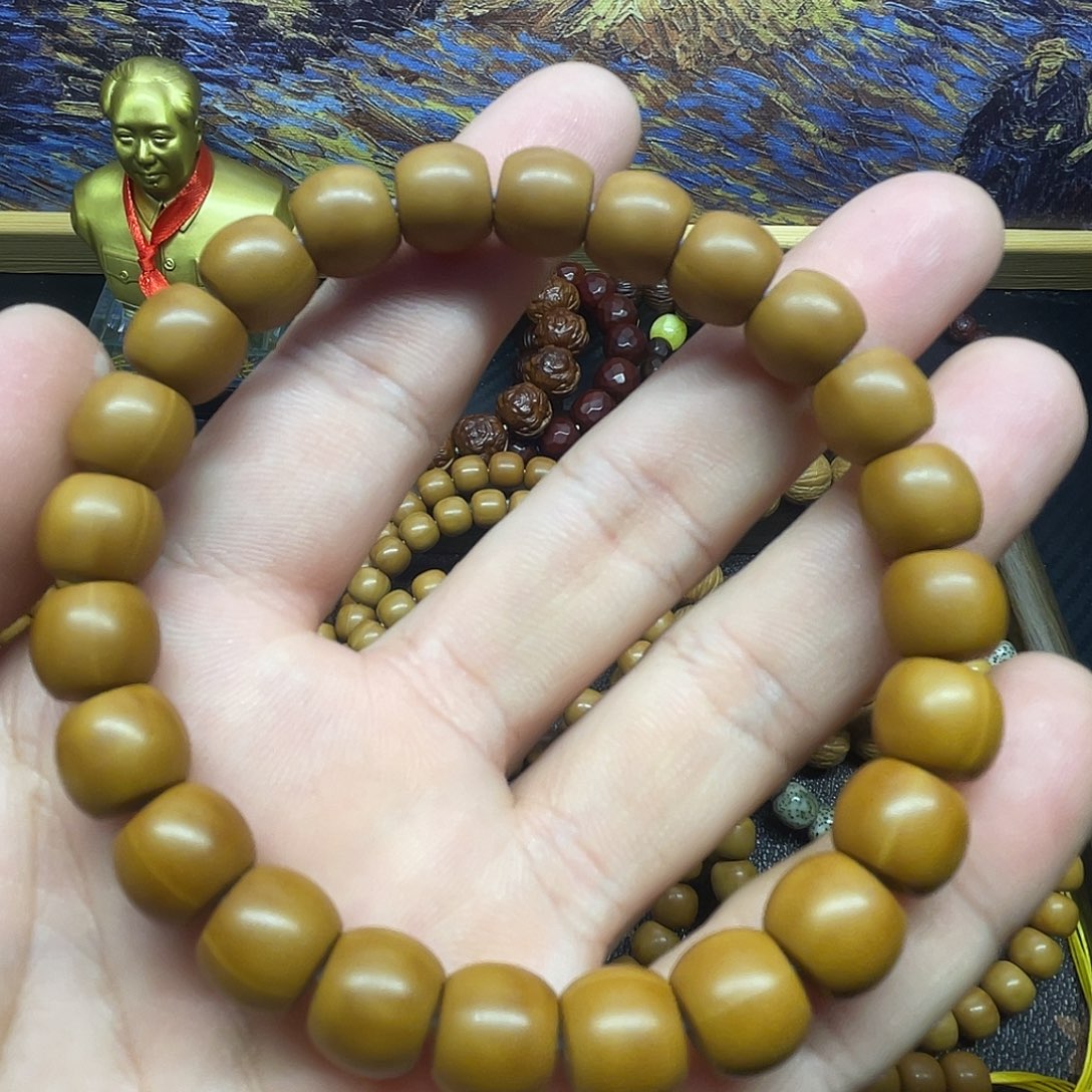 猴头核桃手串直切 9.5 微瑕（没有黑点油点）