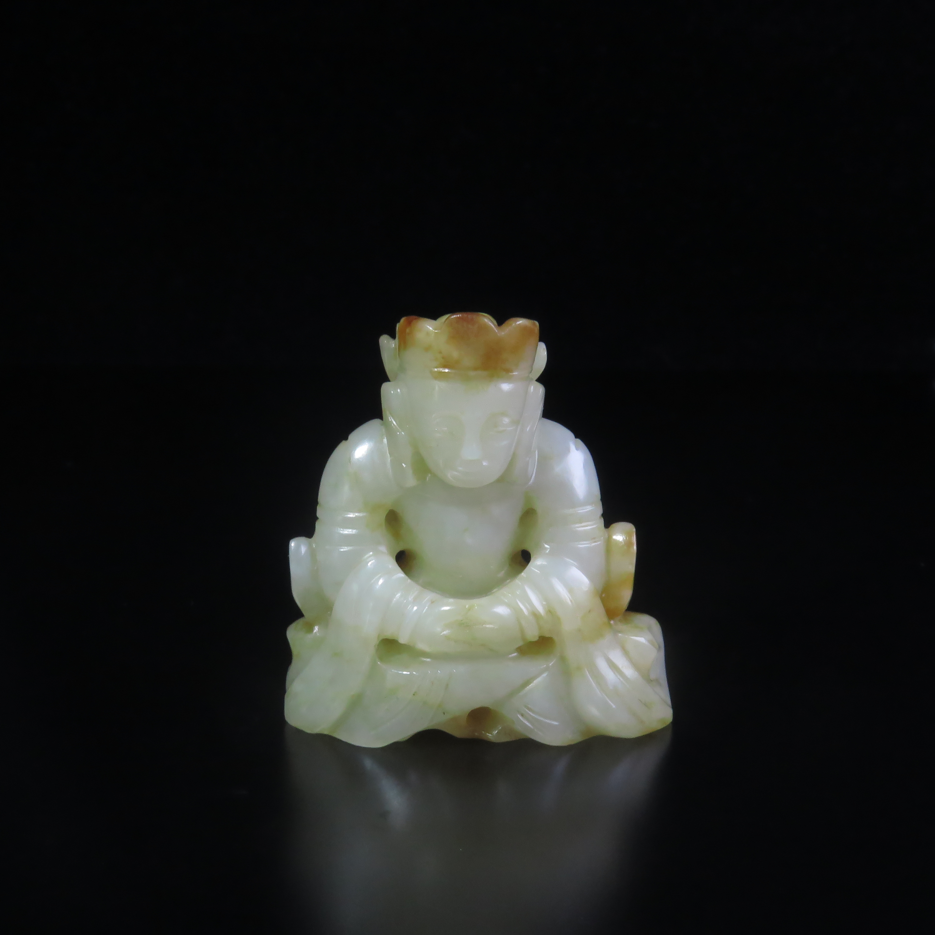 清代玉佛造像/MZ574830/和田玉/民族文物