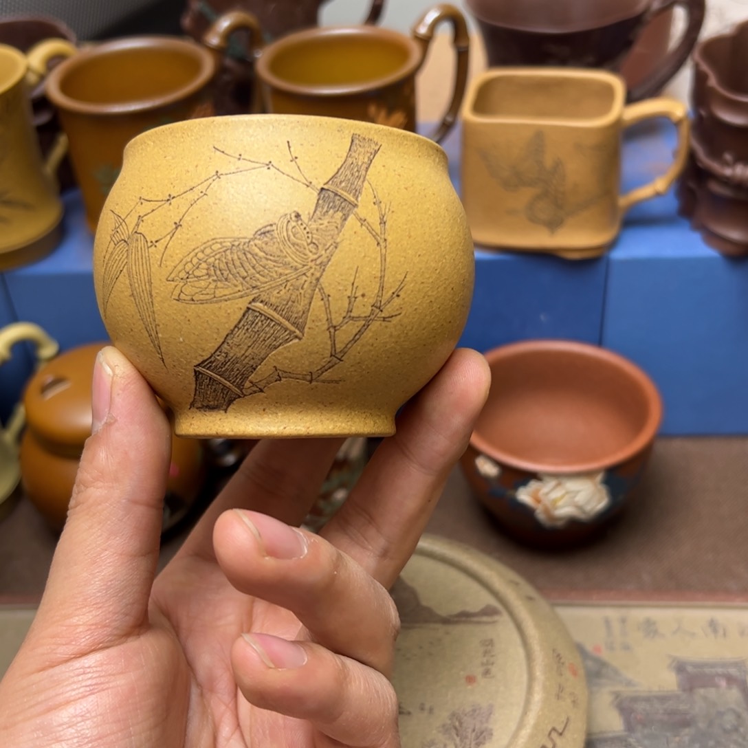 紫砂茶杯紫砂主人杯