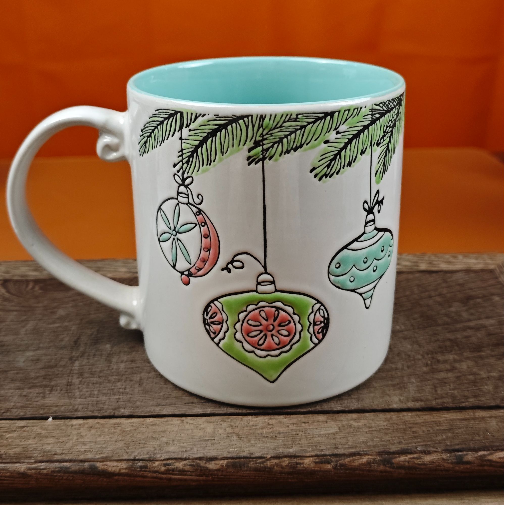 大容量马克杯情侣杯水杯陶瓷手绘杯复古牛奶杯子办公咖啡杯095