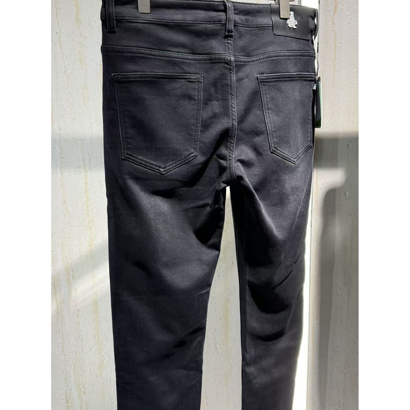 男装尾货 PL拎包客 秋冬中厚复古擦牛仔裤5105