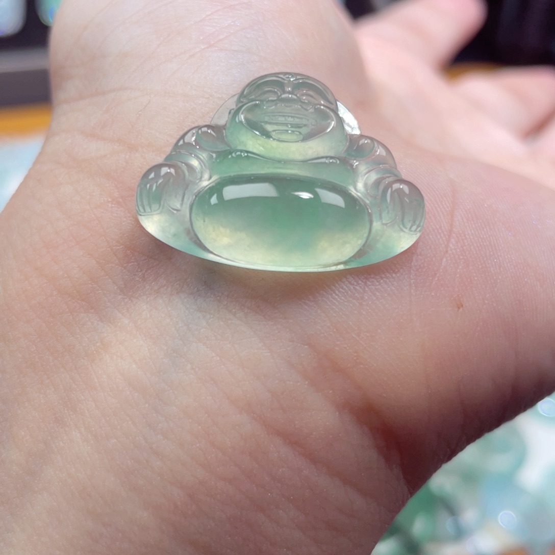 颈饰未镶嵌翡翠佛公