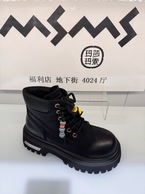 玛莎玛索早秋新款马丁靴510-16