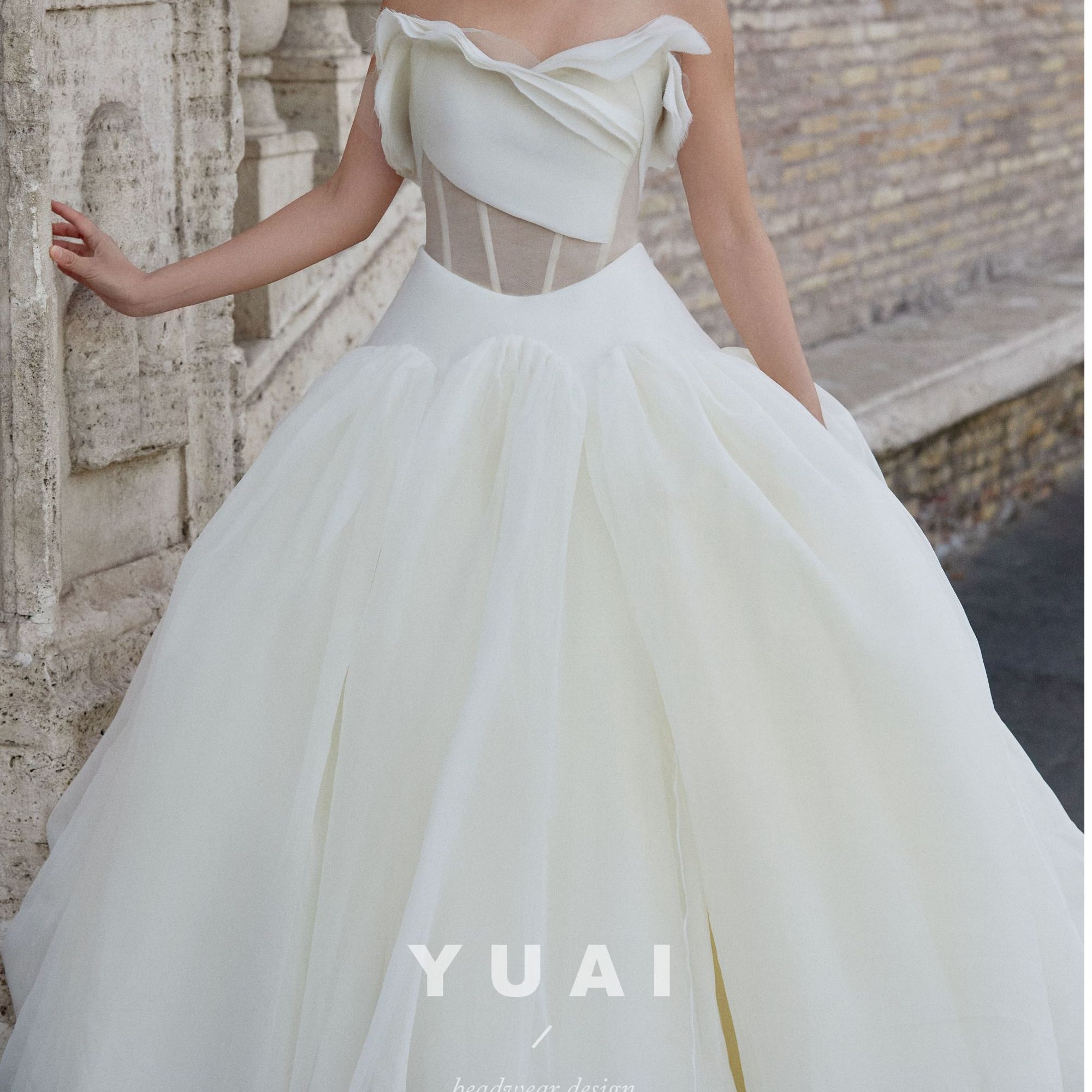  YUAI手作婚纱【撒丁岛月光】原创设计师款【婚纱】