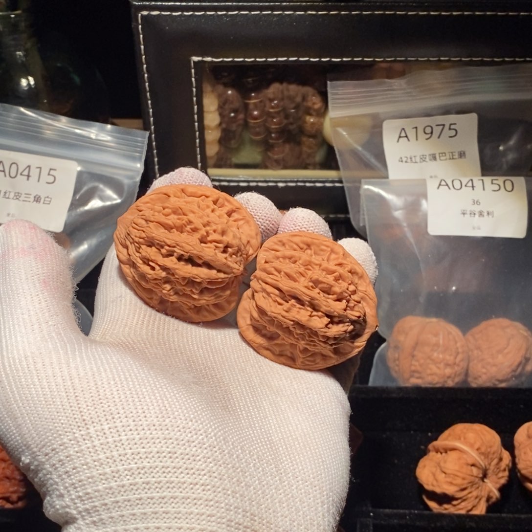 文玩核桃吊坠40麦穗虎头全品不退不换