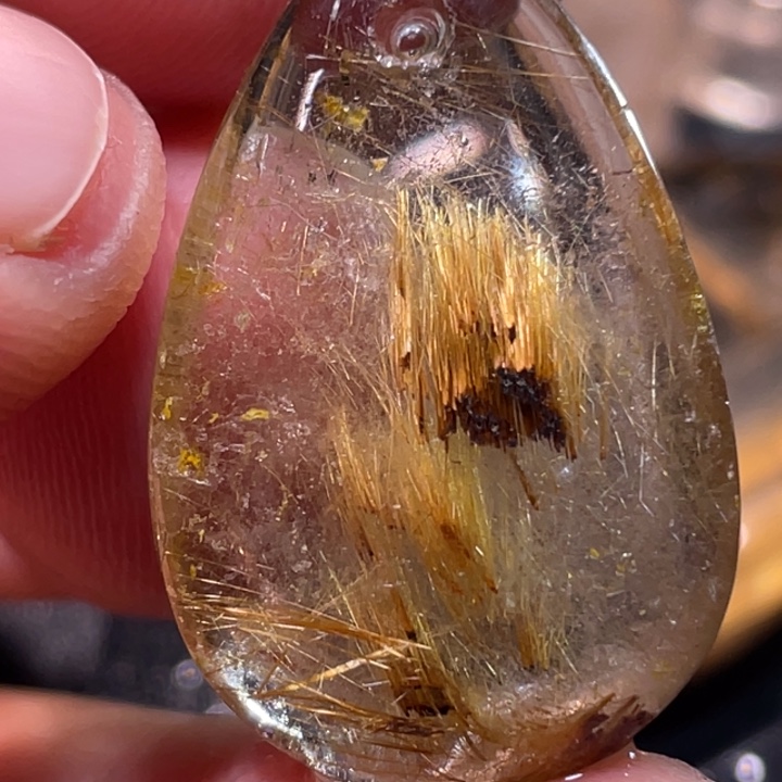 玥***宝发晶颈饰未镶嵌钛晶