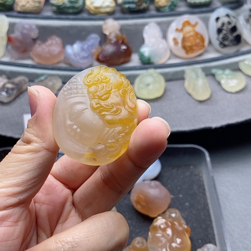 【闪购商品】未镶嵌吊坠定制玛瑙