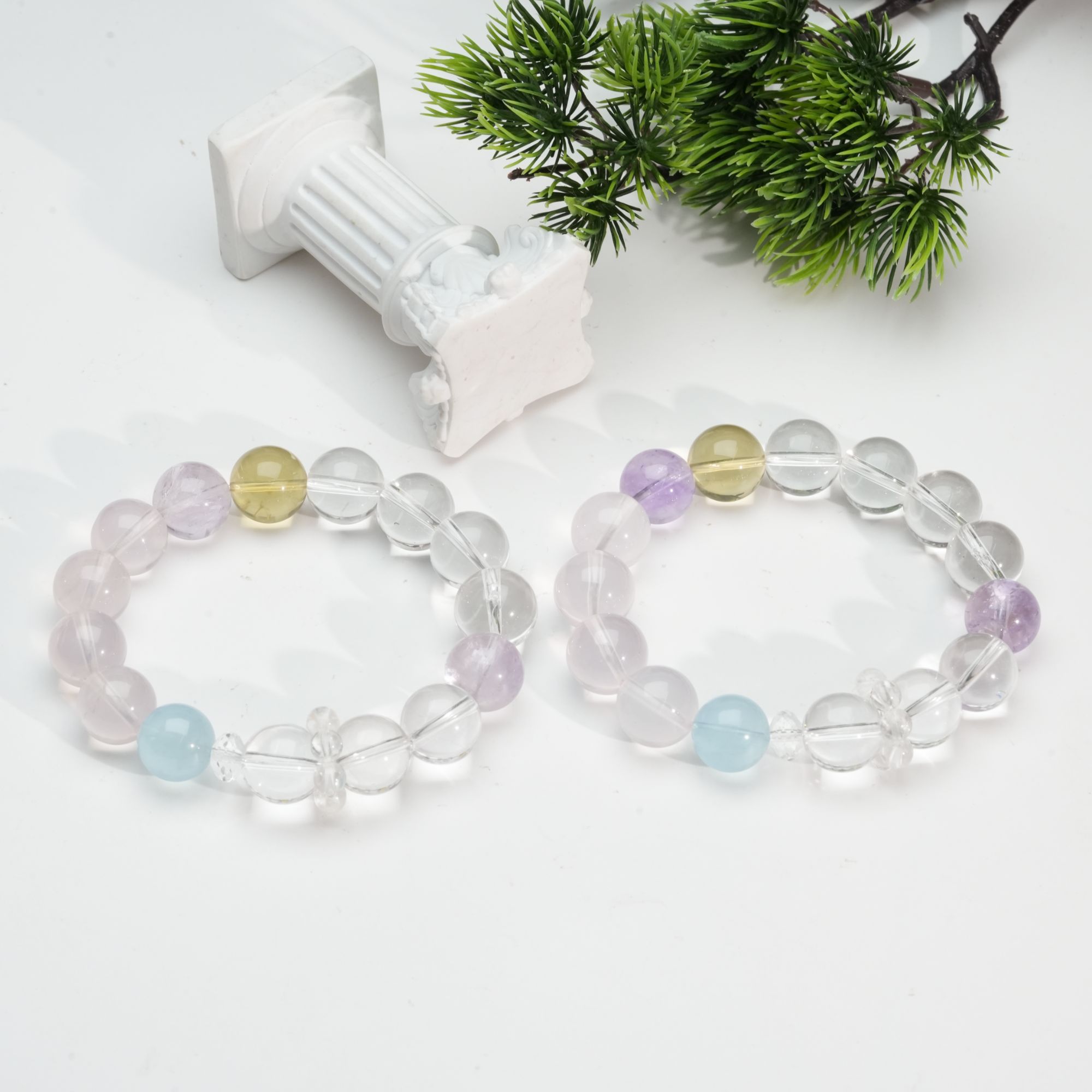 【小北好物】水晶DIY单圈手串尺寸约12mm+【多样性发一件】QD02X19