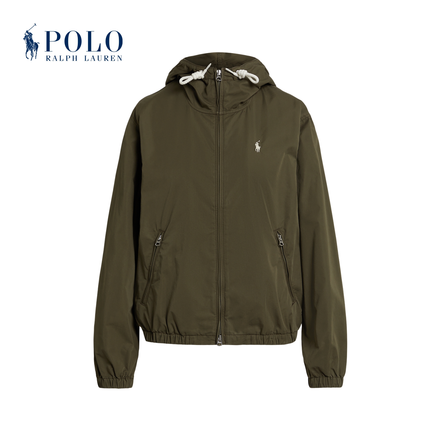 Ralph Lauren/拉夫劳伦女装 26春宽松版斜纹布连帽夹克RL27540