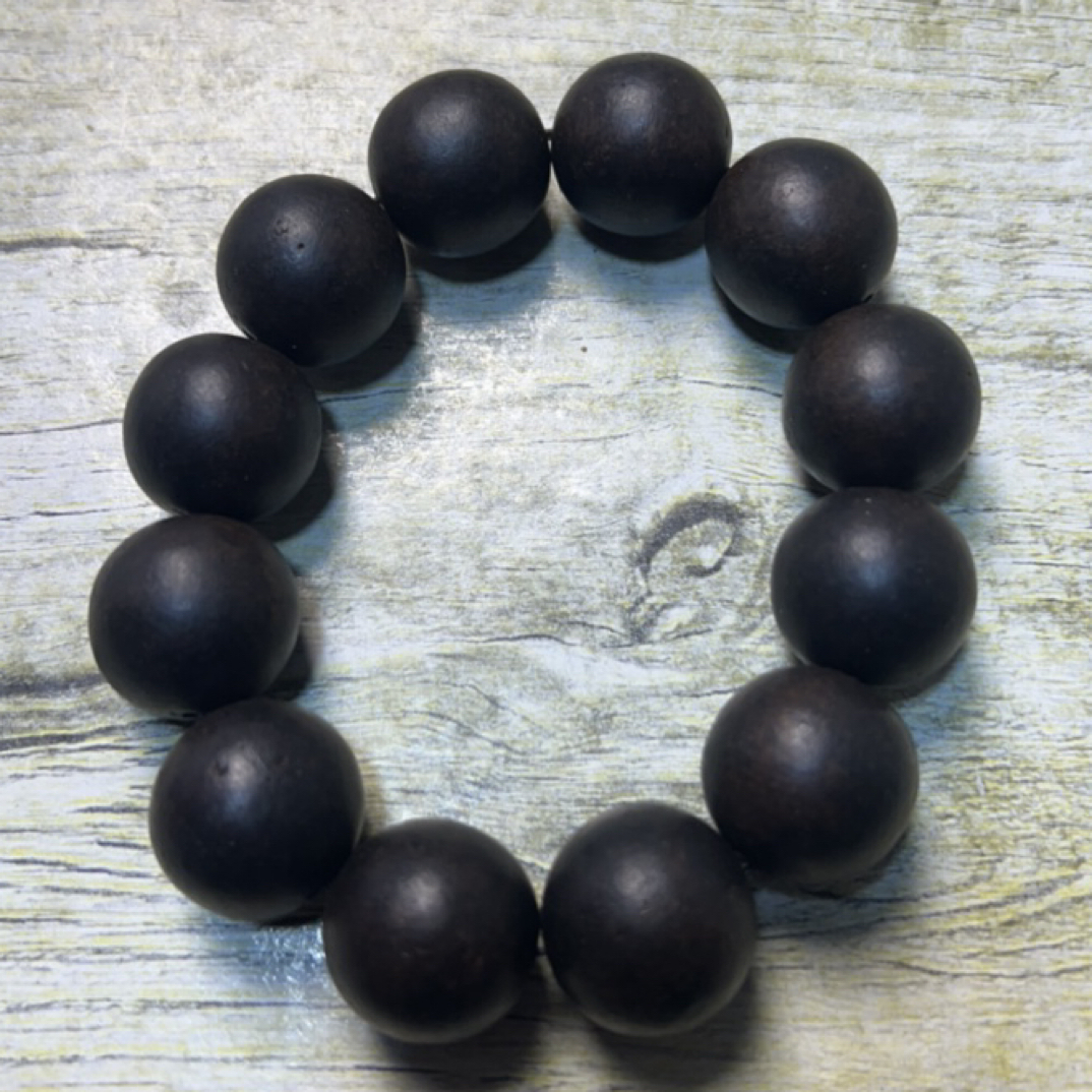13 福来精选文玩沉香木作手串20mm