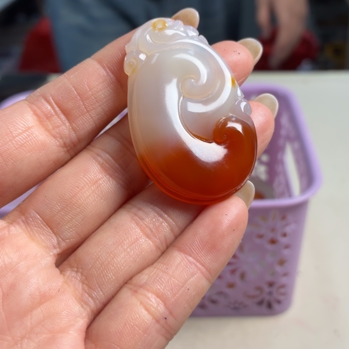 玛瑙/玉髓未镶嵌吊坠(不含链)