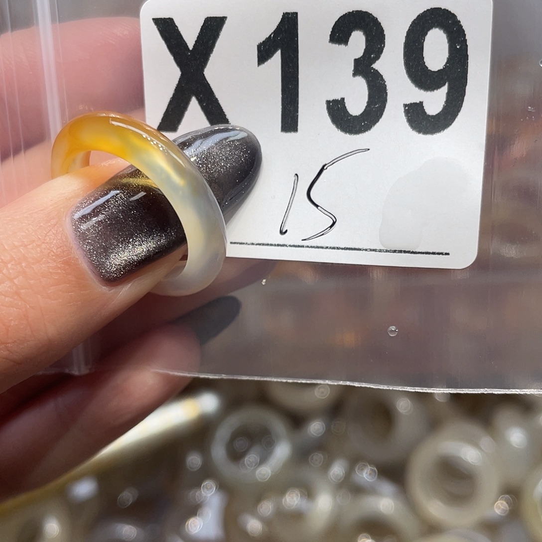 玛瑙/玉髓未镶嵌戒指139