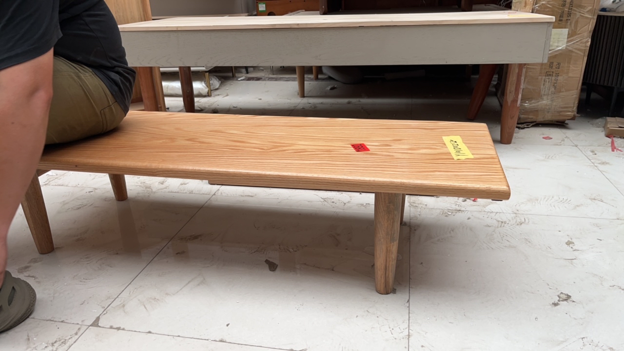 长凳120×40×26红橡瑕疵无售后一号1892