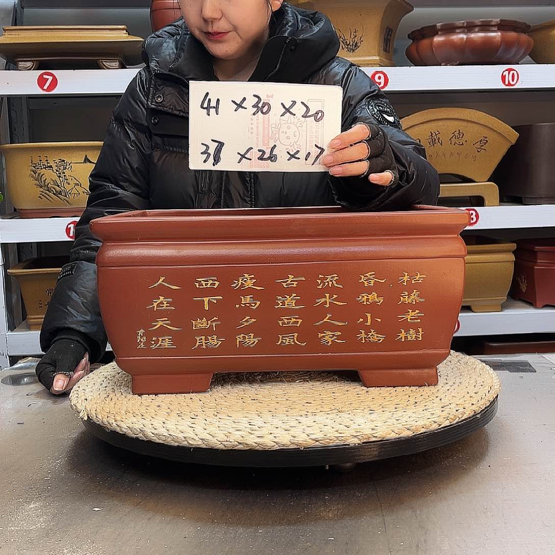 紫砂花盆紫砂花盆