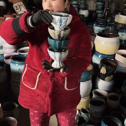 13口12高瑕疵颜色随机四个。