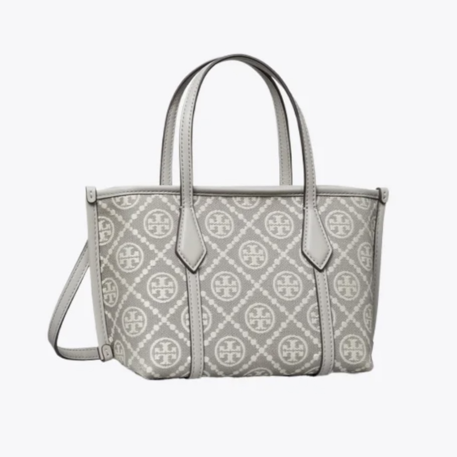 未使用 TORY BURCH/汤丽柏琦 【诗诗】新款老花菜篮子托特/TS030709