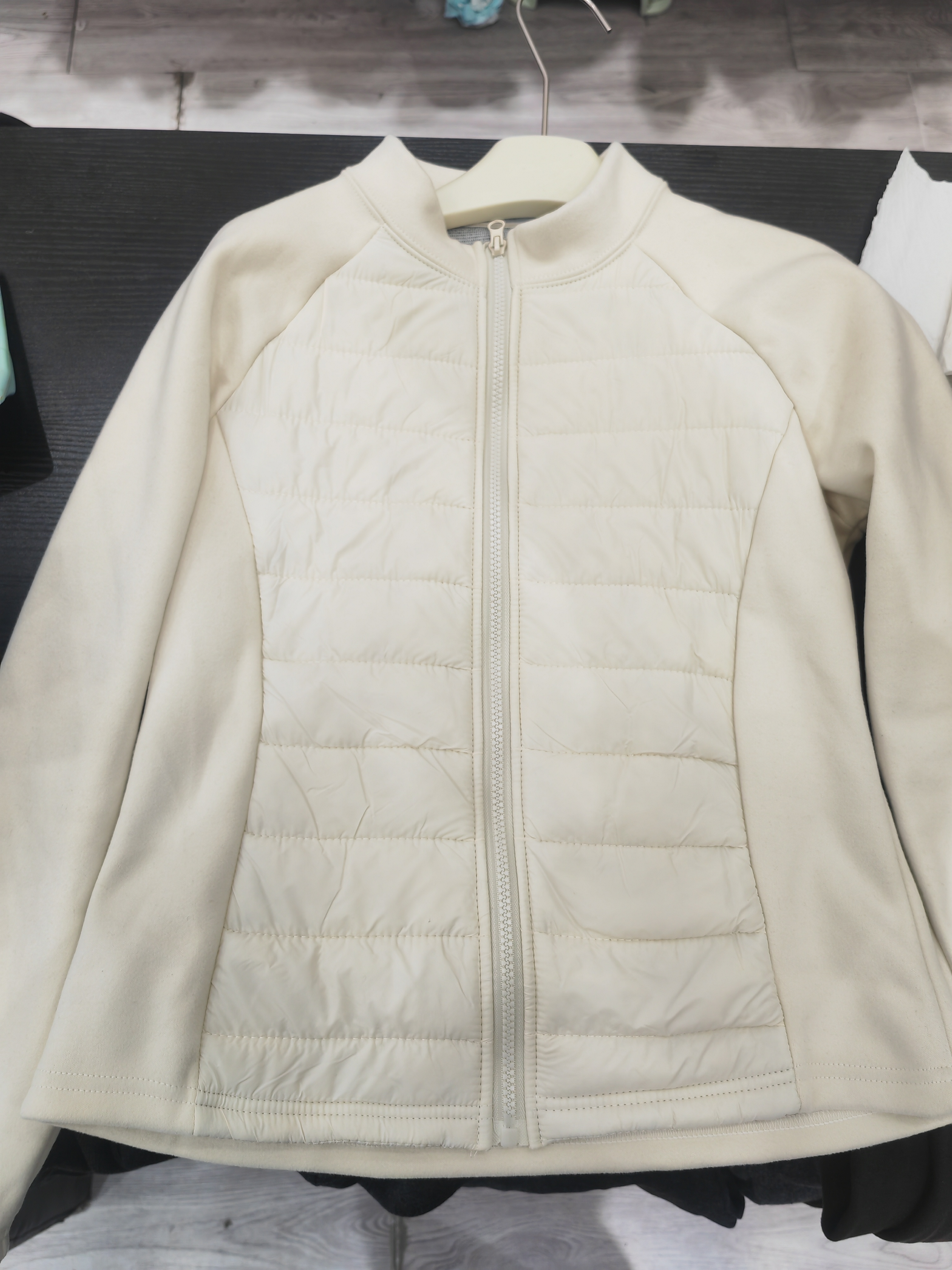 秋冬新款石墨烯发热立领小蛮腰保暖修身短款棉服外套