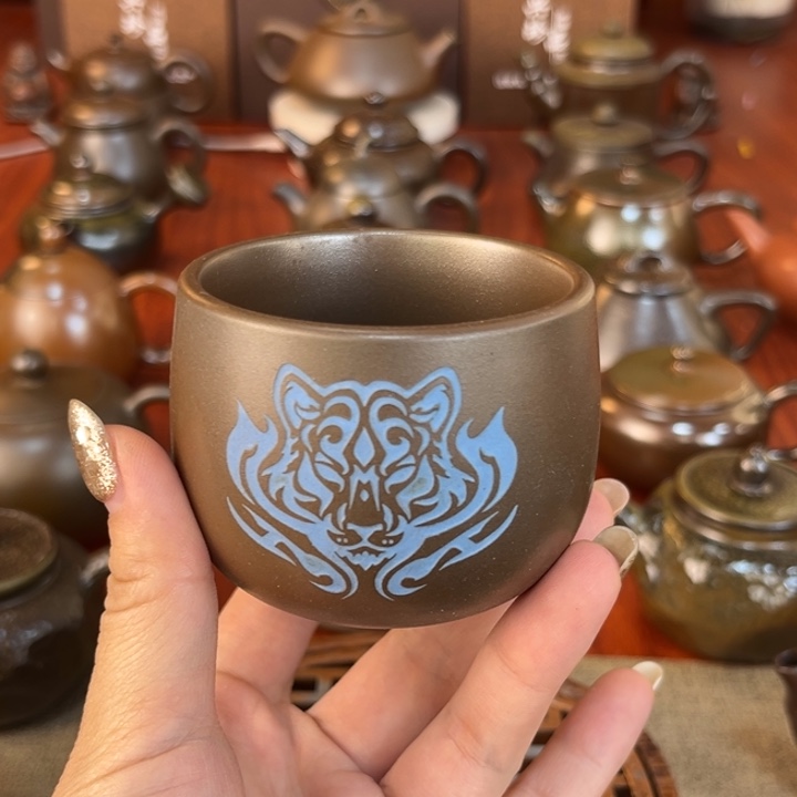 龙****纯手工制作直播间福利结晶烧主人杯