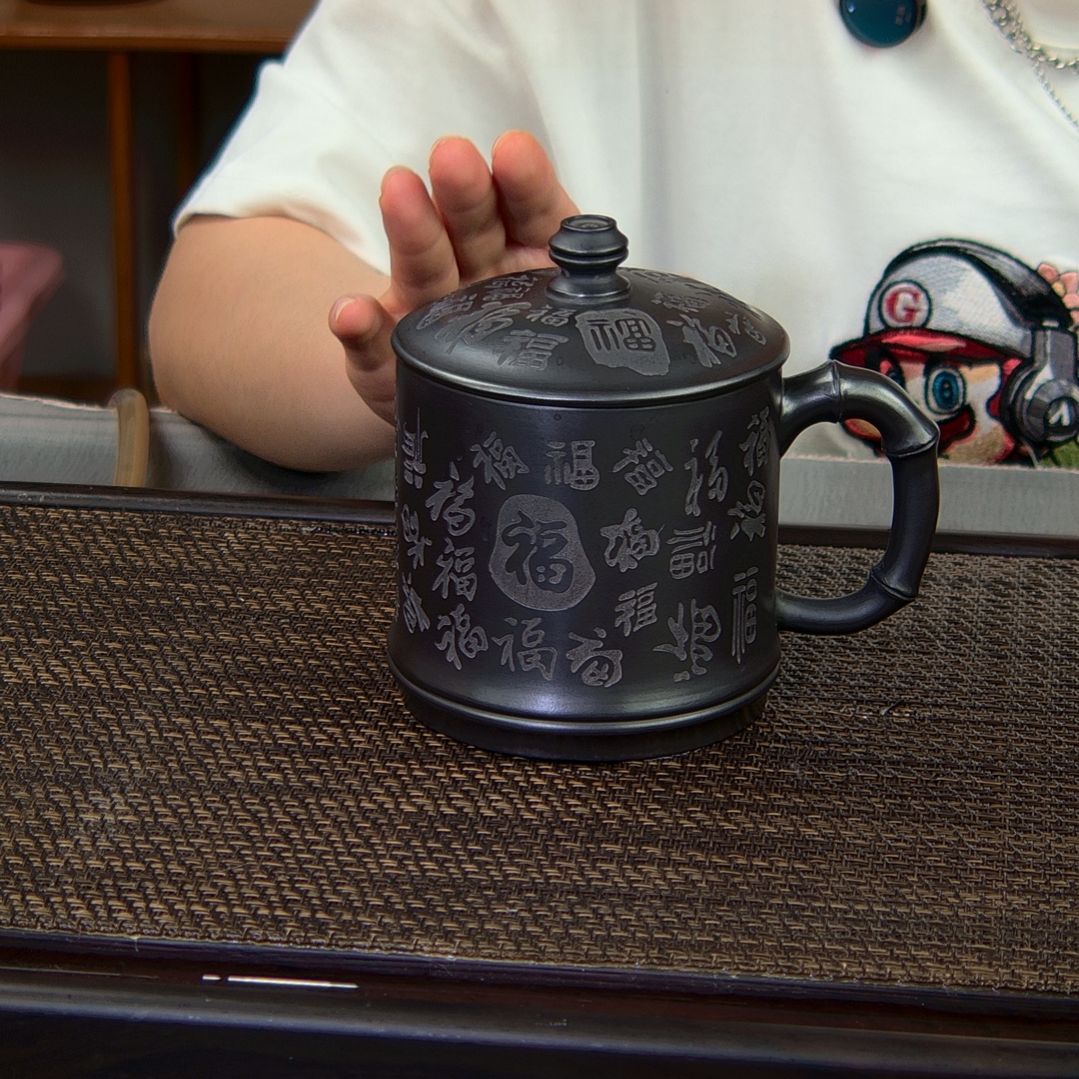 【闪购商品】茶杯绿泥高货放漏