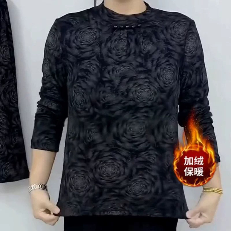 (B)41半高领加绒打底衫