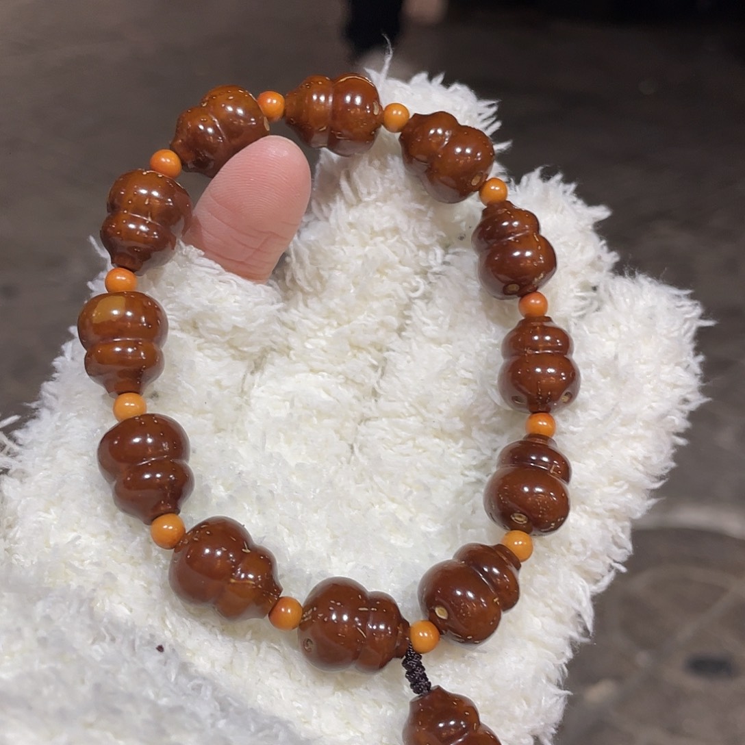 紫金鼠手串葫芦手串