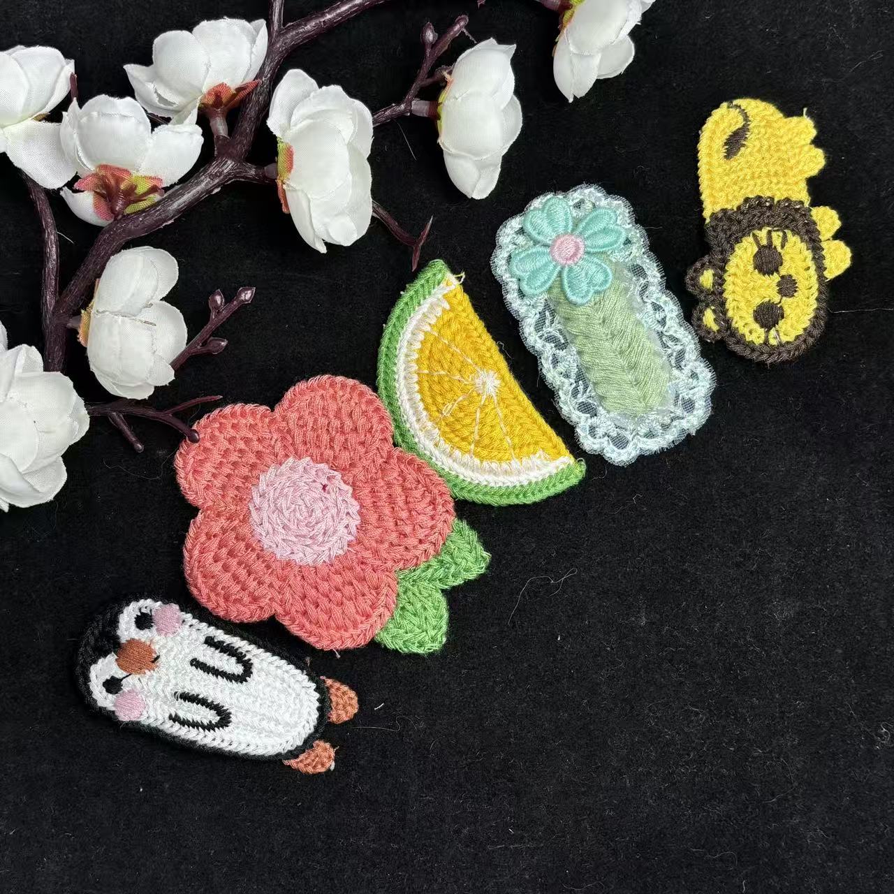 苗族刺绣/小发夹随机一个