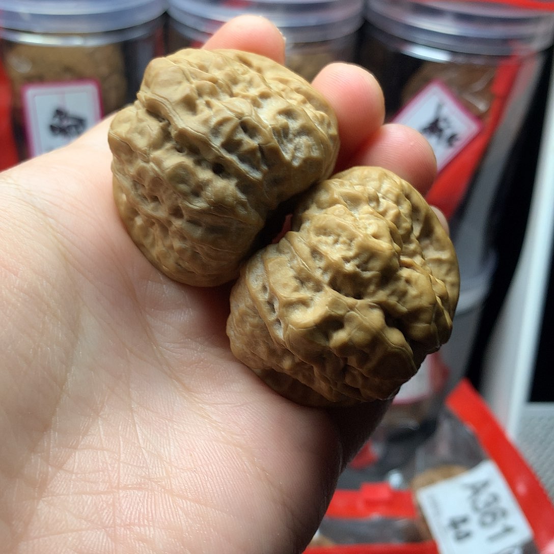 文玩核桃把件蛤蟆41尺