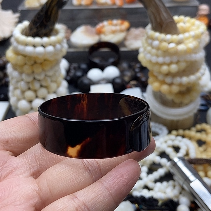 贝壳手串/手链贝雅轩工艺品蓝塑料手镯