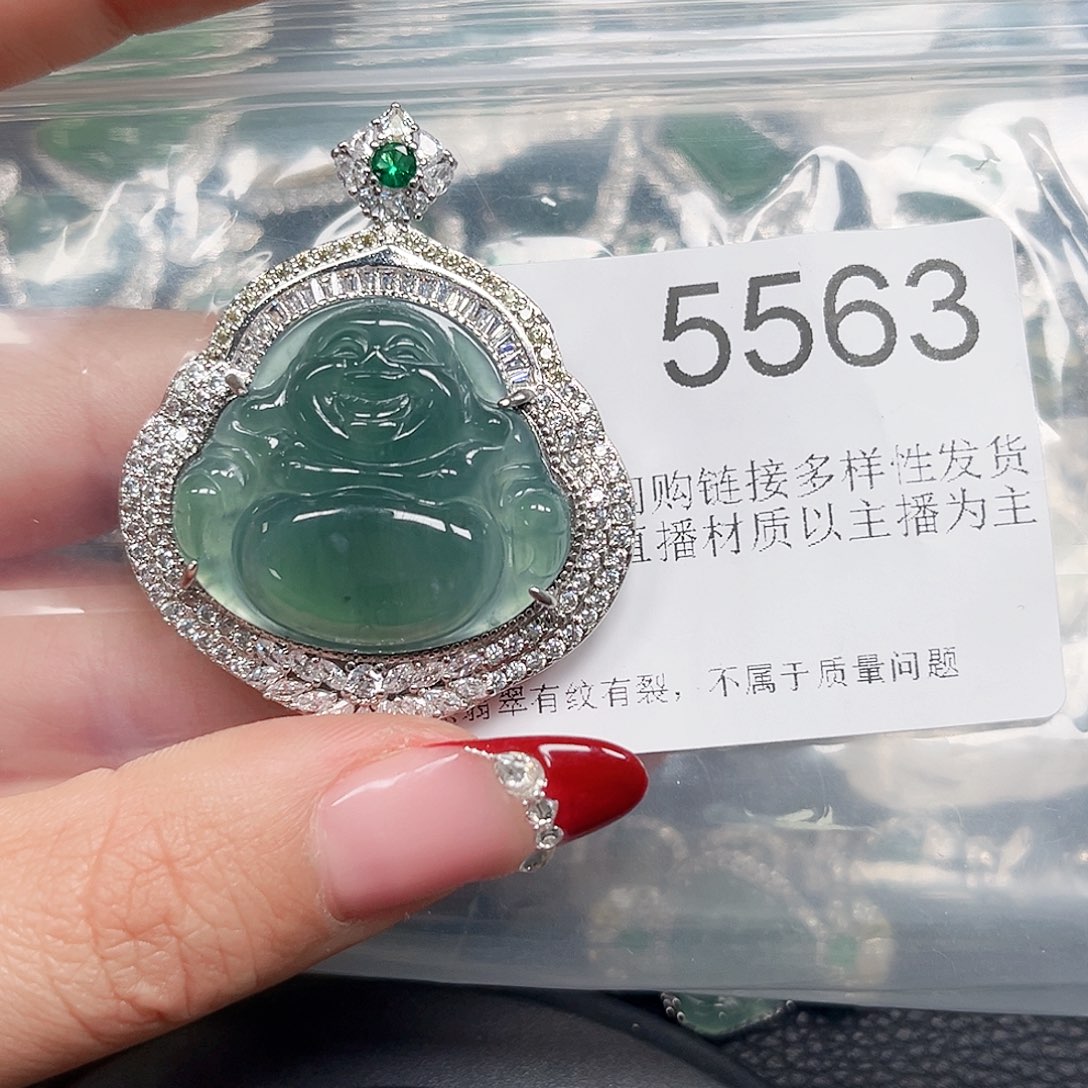 翡翠颈饰未镶嵌翡翠5563