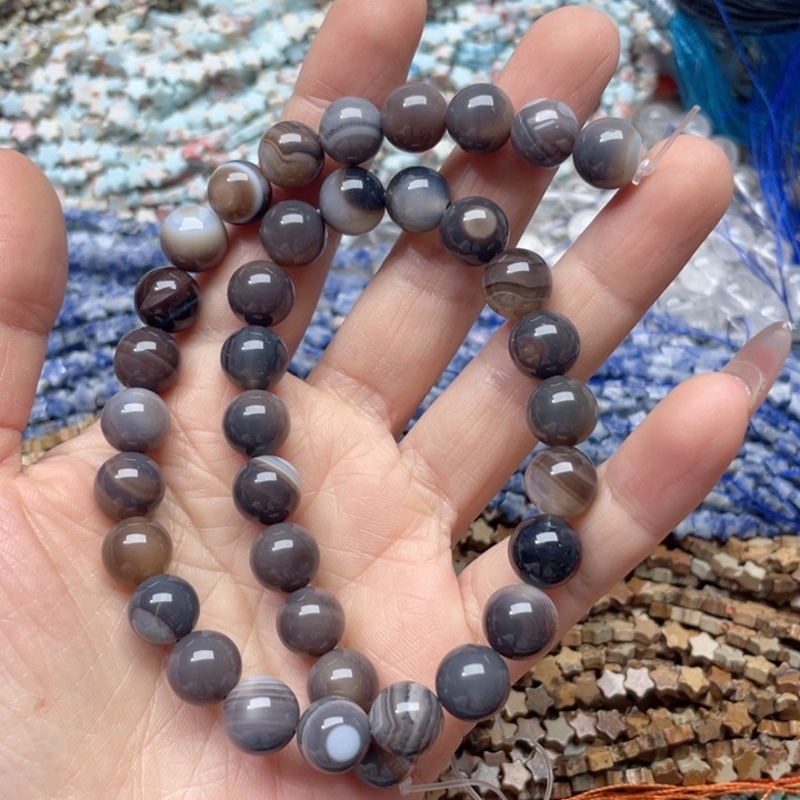 玛瑙/玉髓合金珠宝半成品一条10m波斯湾玛瑙