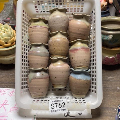 紫砂花盆微瑕762口径3.5左右