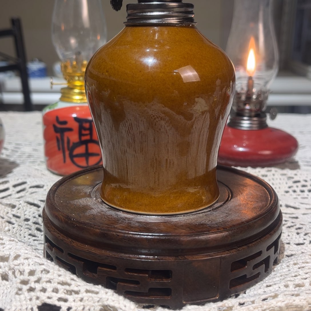 摆件景德镇陶瓷香薰灯