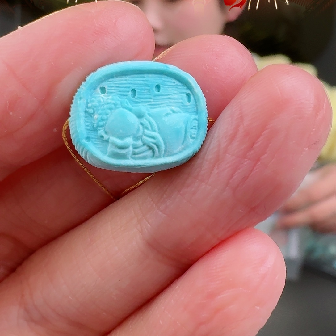 绿松石珠宝奇石未镶嵌