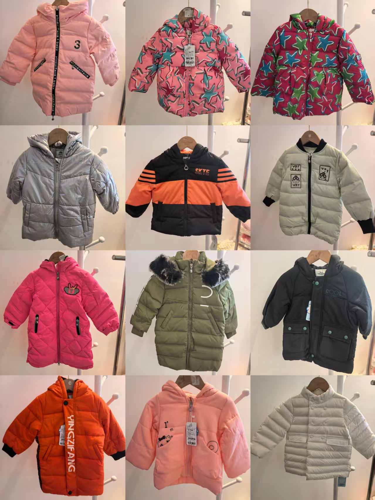 【136--165】婴童童装冬季外套棉服羽服