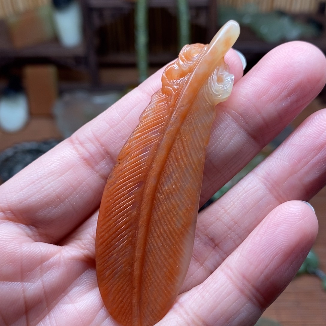 用***5蛇纹石玉未镶嵌挂件