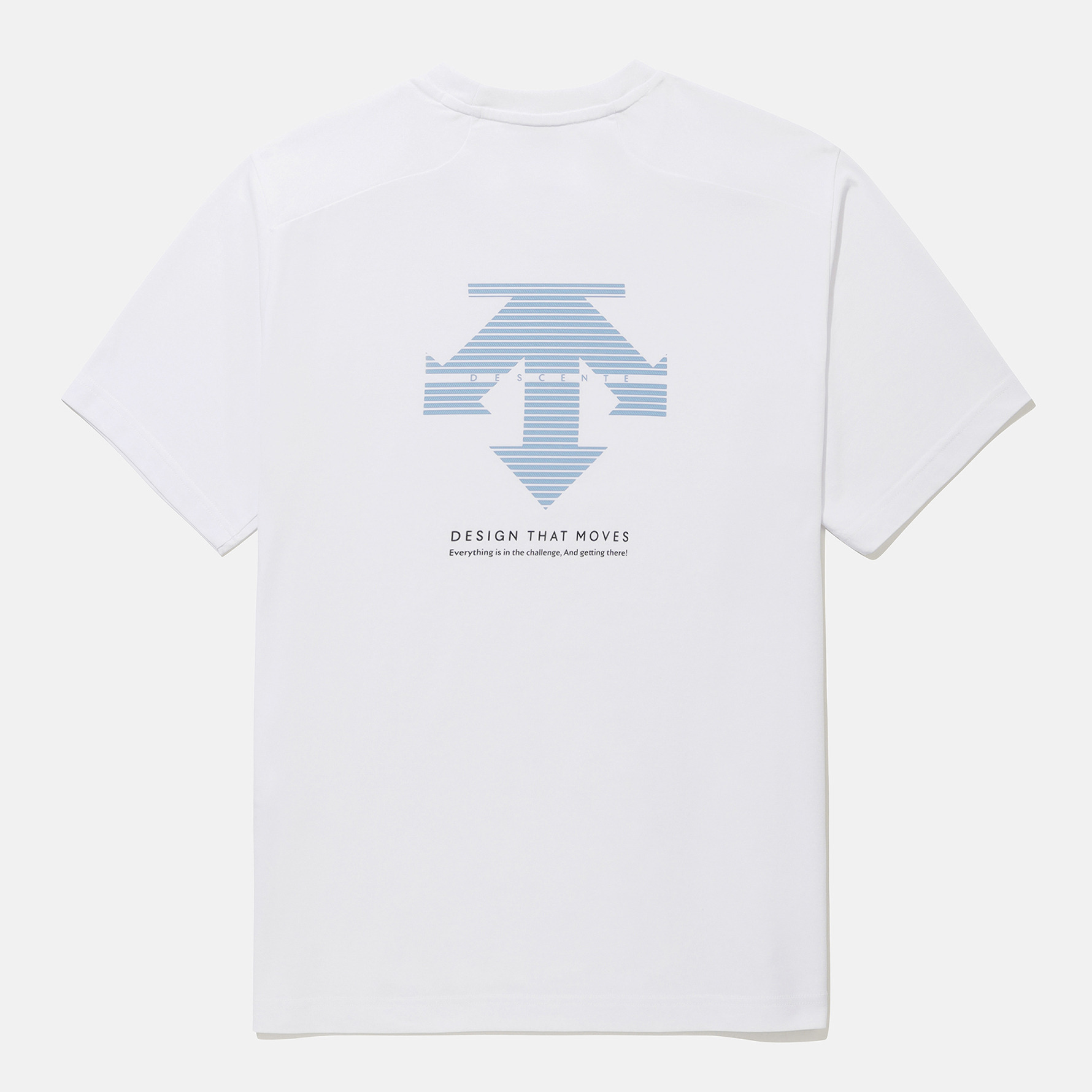 DESCENTE/迪桑特25年新款运动休闲圆领短袖T恤大标男女同款