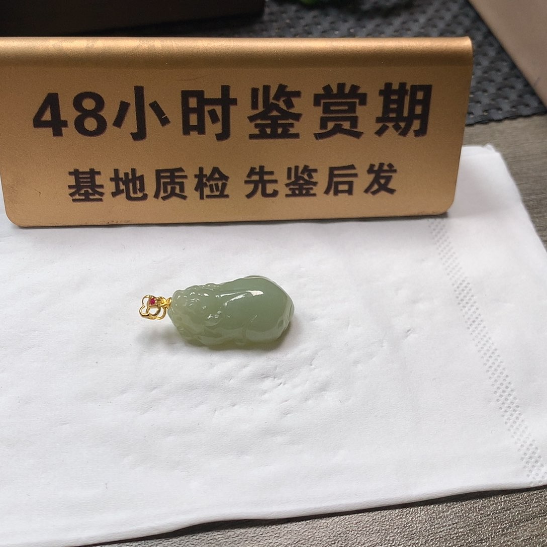 颈饰未镶嵌和田玉貔貅