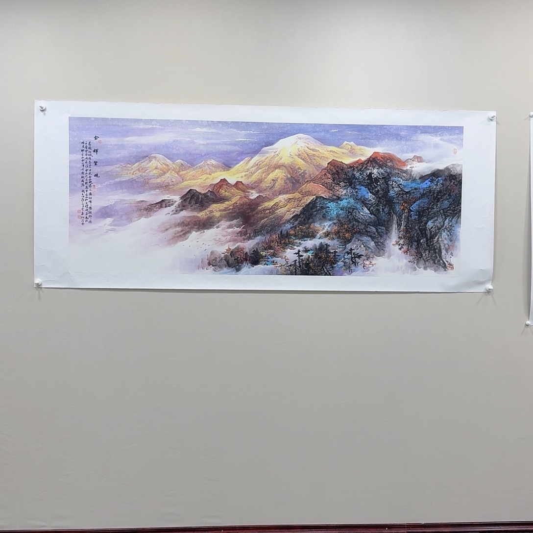 国画沾*韦华初小六尺山水精品