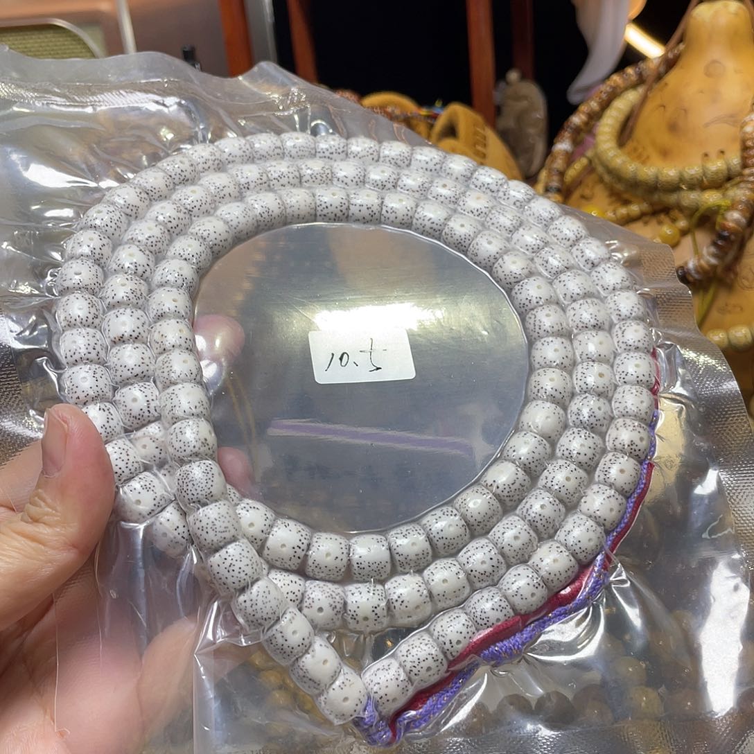 手串星月菩提直切脱脂顺白