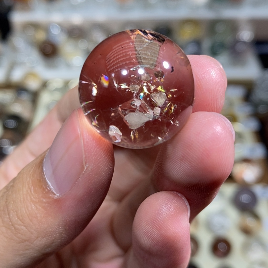 未镶嵌珠宝半成品水晶21.5