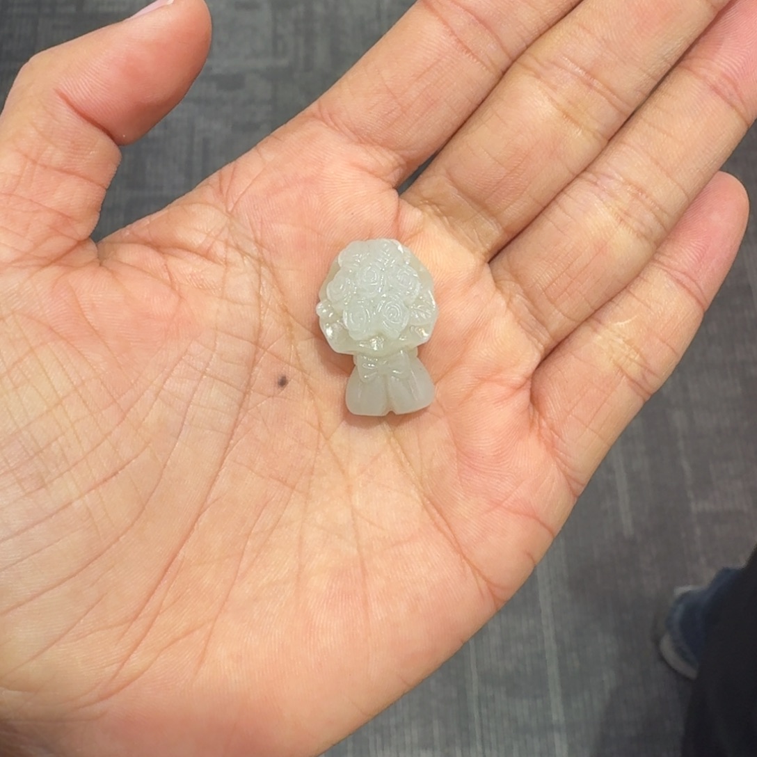 木***里和田玉未镶嵌吊坠(不含链)拍二发一