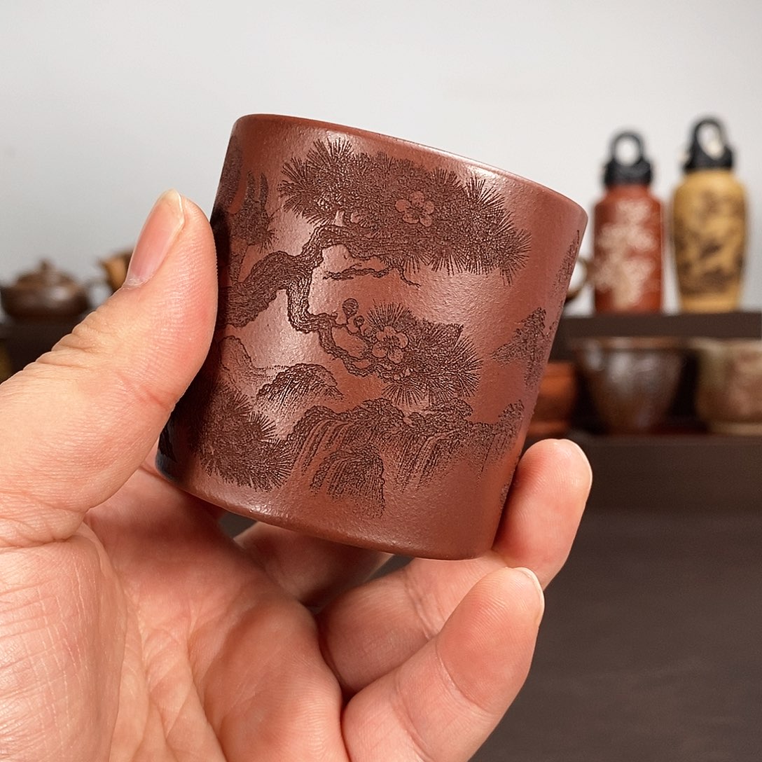 紫砂茶杯宜兴紫砂艺术